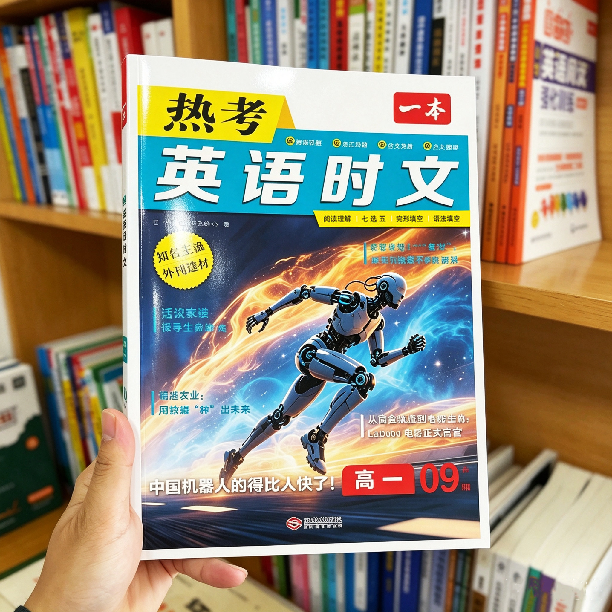 高中英语时文阅读 一本热考2026秋新版人教带翻译音频 同步高一二三上下册高考阅读理解完型语法填空七选五译林外研专项训练练习册图片
