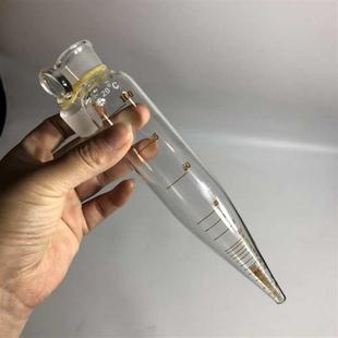 具塞刻度离心管100ml铜红耐酸碱刻度线玻璃离心试管石油离心管
