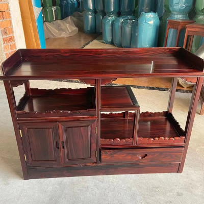 木家具印尼黑酸枝餐边柜阔叶黄檀素面精品边柜新中式Z实木储物柜