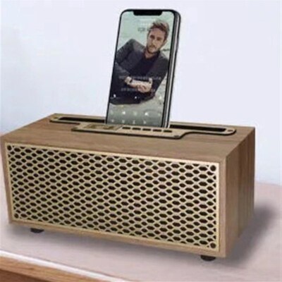 新复古蓝牙音箱 木质蓝牙音响JY66立体声插卡NUSB天线收音机播放