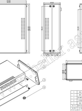 新巴哈尔壳体仪表检测外壳控制电u源机箱铁壳体BDA40004-A2(W200