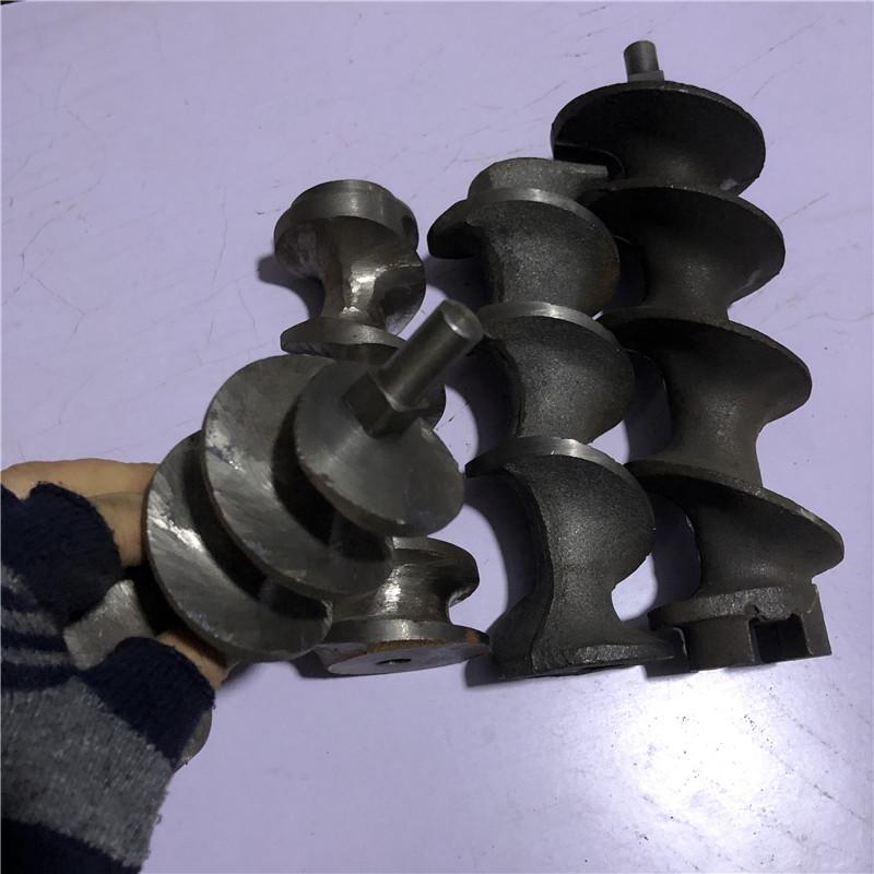 32型 42型 52型 62型绞鸡架商用绞肉机绞龙螺旋R轴 螺旋杆配件大