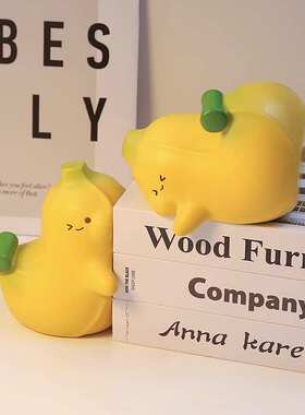 蕉个朋友书挡g毕业礼物日系情绪小摆件桌面装饰品生日礼物女生