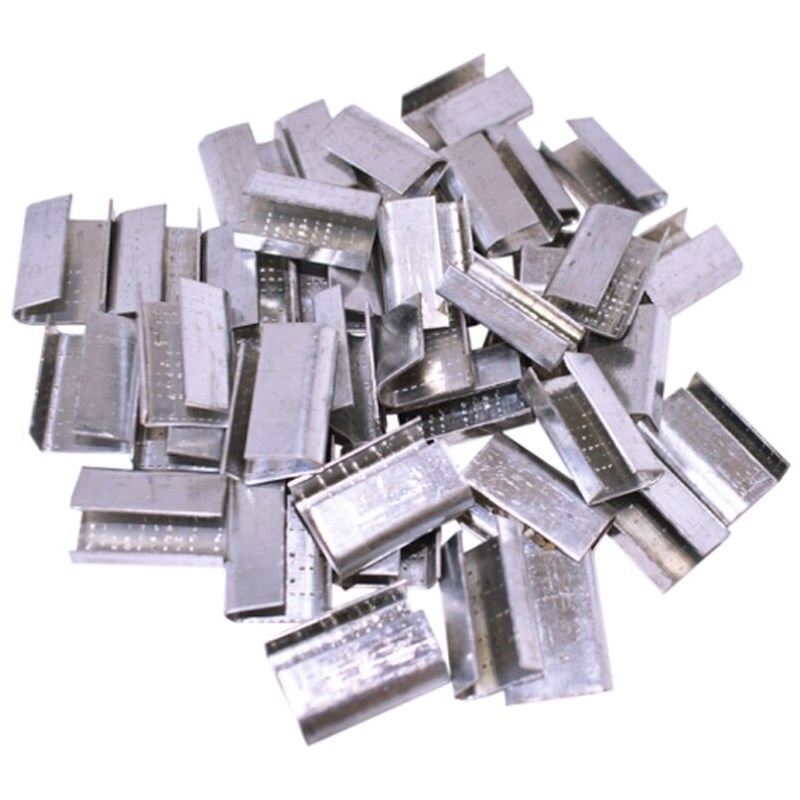 伏兴FX553PEmT塑钢带用打包扣塑钢带扣子镀锌防滑带锯齿收紧扣适