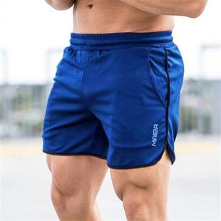 休闲训练深蹲5分五分裤 跑步健身透气裤 男宽松薄款 速干运动短裤 子