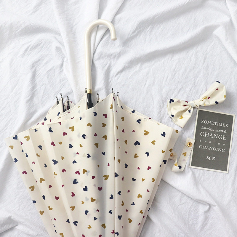 满少心 超轻出口日本爱心小清新简女约恋爱女生满遮雨长柄雨伞,居家日用,伞帽,淘宝优惠券,粉丝福利购,淘宝优惠卷