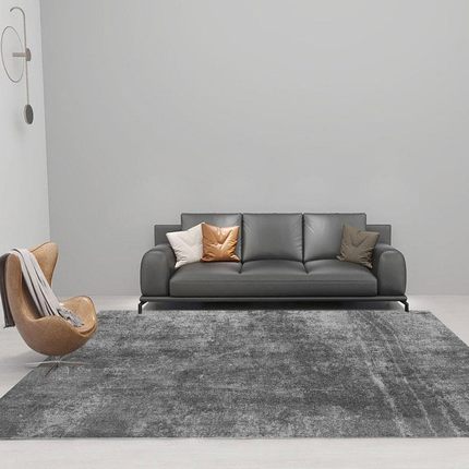 Carpet bedroom full of Nordic ins, living room, coffee table