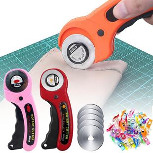 45mm Rotary Cutter Set Leather Craft Cutting Tool with Ergon
