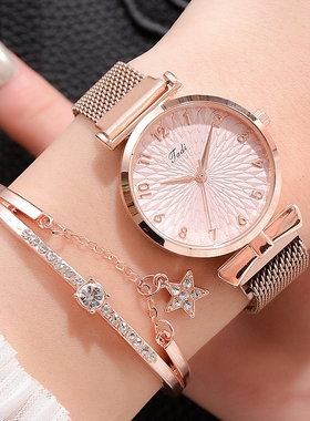 Luxury Women's Watches Set Female Wristwatches agnet esh