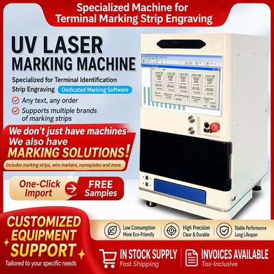 Specialized laser terminal number printer terminal block mar