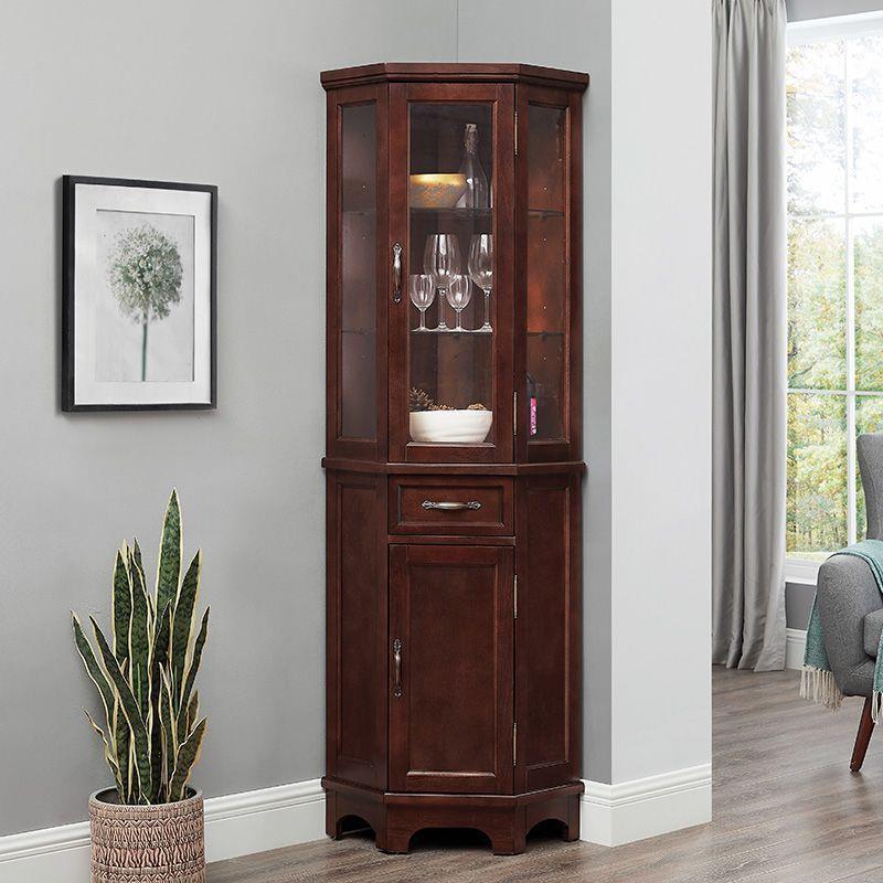 Simple Modern Solid Wood Corner Cabinet Wall Corner Cabinet