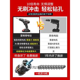 电动螺丝刀 日本牧田手电冲击钻转家用小手钻锂电工具多功能充电式