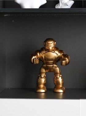 简Z03442Z约创意卡通机器人展示E客样板间厅电视柜柜摆件家软装居