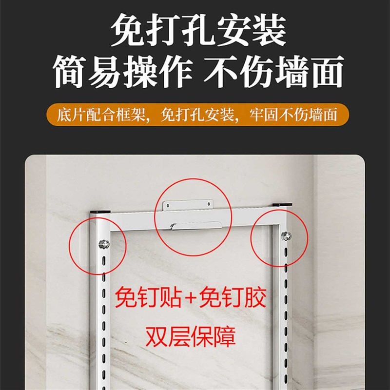 壁挂式不锈钢碗架k厨房置物架免打孔碗筷盘子碗碟沥水架墙上多