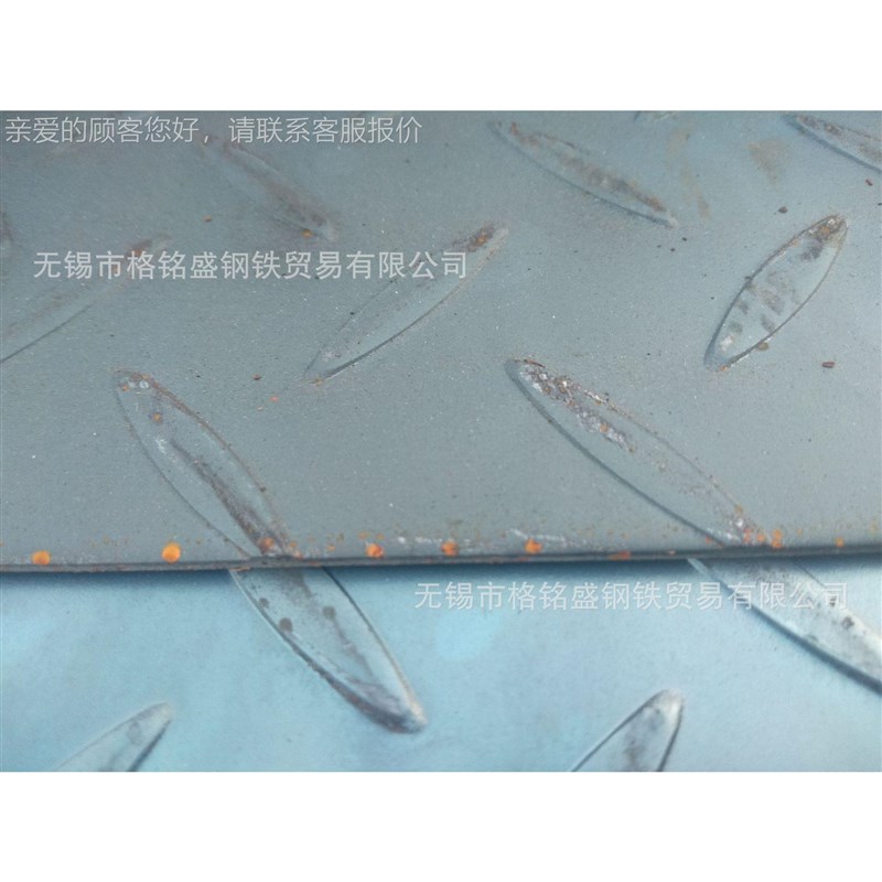 q235q花纹钢板 防滑 花纹钢板踏板 6mm厚J花纹钢板 花纹钢板 q235