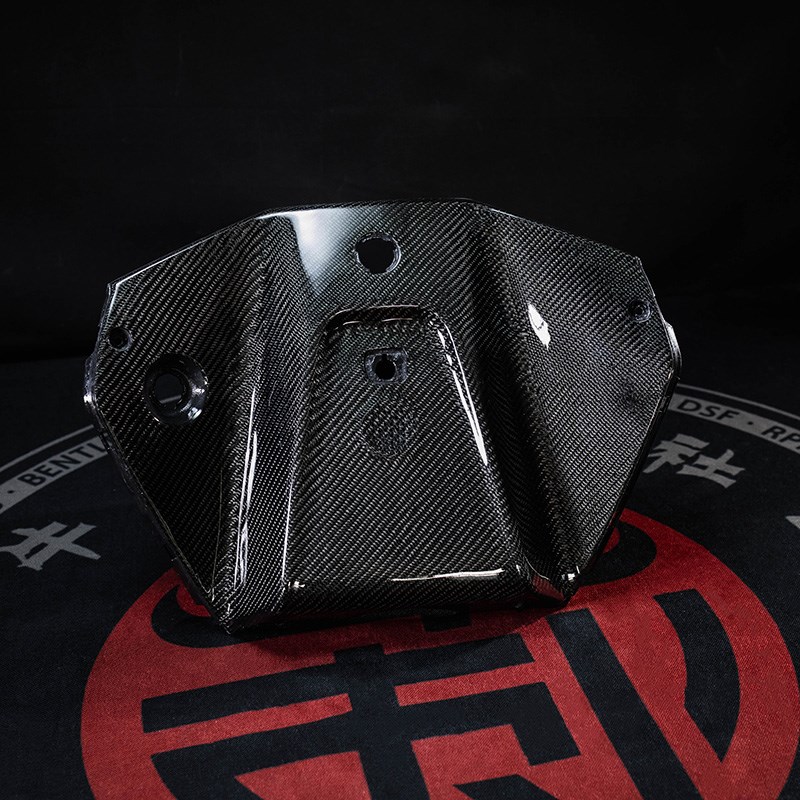 九号电动车猎户座Dz110P车壳原F厂改装斜纹碳纤维前上下挡风件