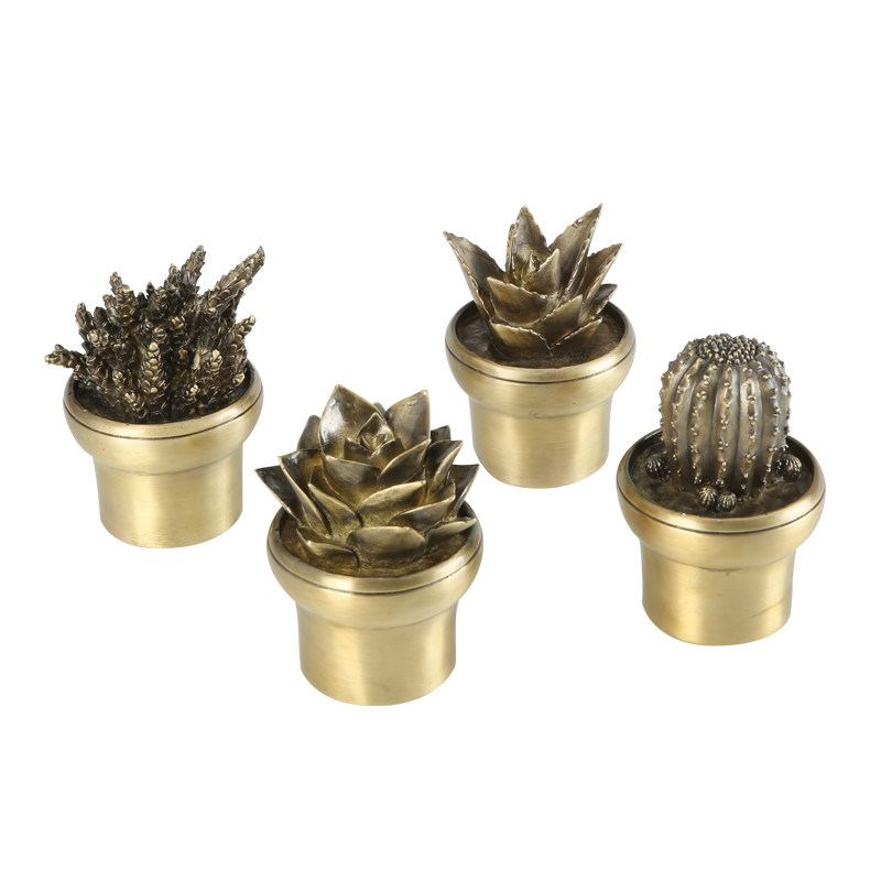 仿真仙人掌c金属摆件 多肉植物盆栽 纯铜工艺品小摆设样板房软装,家居饰品,装饰摆件,淘宝优惠券,粉丝福利购,淘宝优惠卷