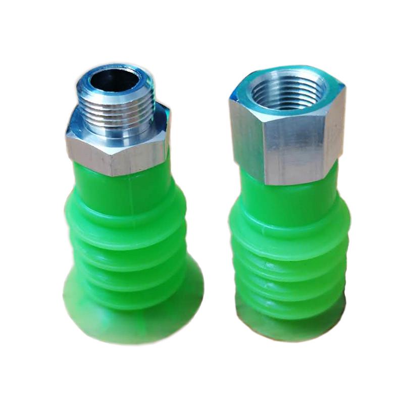 SPB4bF30软包袋搬运多层工业机械手波纹真空吸盘座金具缓冲杆配件