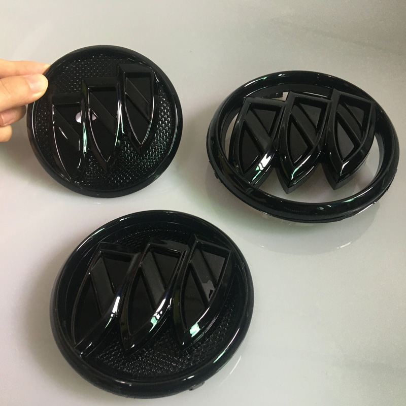 适用于新君越车标黑色前中网标0913年款君威OGS后尾门标志车头标