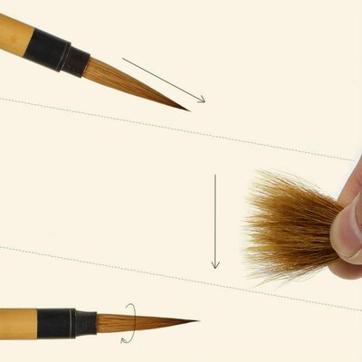 High Quality Weasel Hairv Chinese Painting Brush Hook Line C