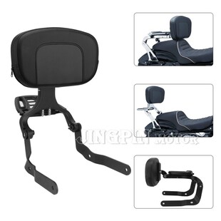摩托车坐a垫哈雷STREET 司机乘客多功能后靠背 750可折叠靠背