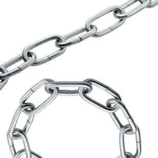 k7g开口铁镀锌业链条重型铁 链条栏杆铁链狗链Q晾衣链工KHO铁链