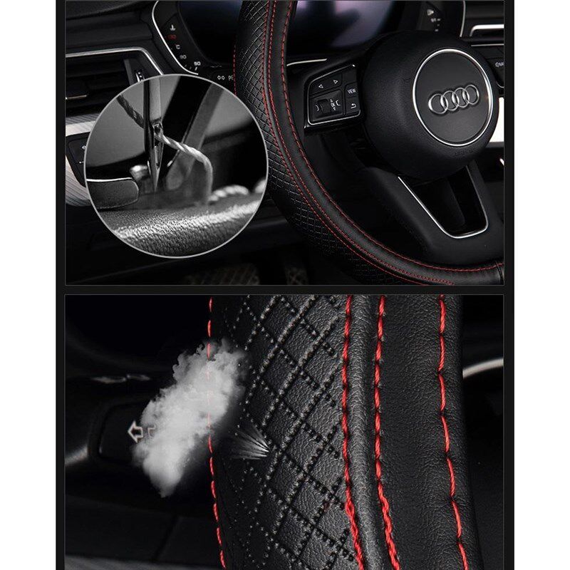 适用于 于魏派vv5 vv7方向盘套真皮 CWEY 魏牌vv6 把套专用皮质纳