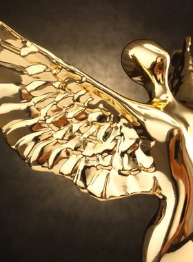 天使小金人水晶金属奖杯定制选美模特H奖杯表彰奖品比赛活动纪念