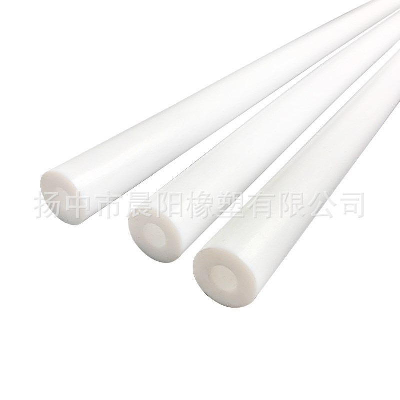 供应新料c聚四氟乙烯挤出管长度1m~4m白色四氟PTFE管