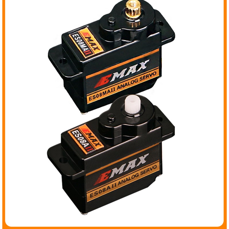 银燕舵机EMAX es08ma 12g金属齿轮ES0D8A ES08D ES08MD 9g数码舵