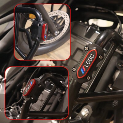 适用铃木V-STROM650/XT/DL6C50改装保险杠防摔块 车身弹簧保护胶