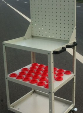 BT30刀具移动推车 刀柄放置架 C五金工具车 零件车 塑料刀柄套