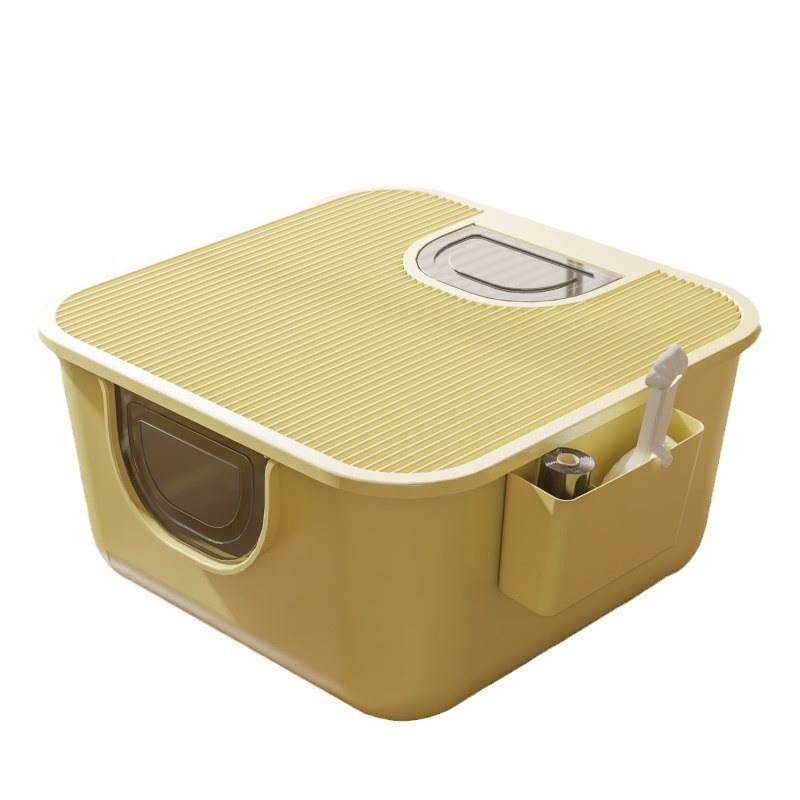 深度猫砂盆全封闭超大号防外溅猫厕所侧入顶出式猫砂Y盆宠物用品