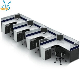 职位员椅拐工角员桌椅 屏风工M 办公家BWY 1002具办公桌椅桌