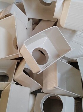 【整箱】雨水斗PVC落水漏斗下排水管工程管件 75 110 W160 200