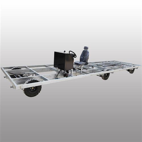 制作电动四轮加长加宽城市花车巡游巡演公园街景餐车底盘