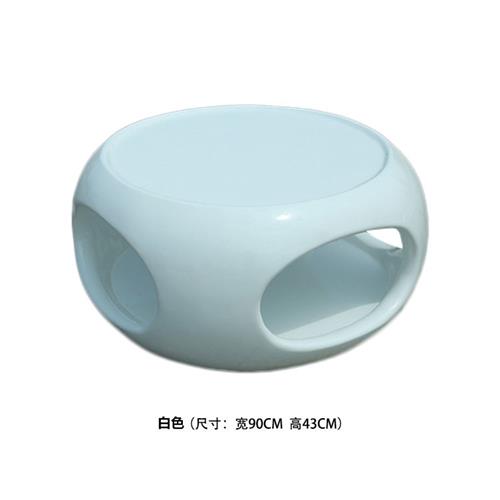 玻璃钢休闲创意苹果凳商场客厅洽谈茶几座椅现代简约圆形坐凳
