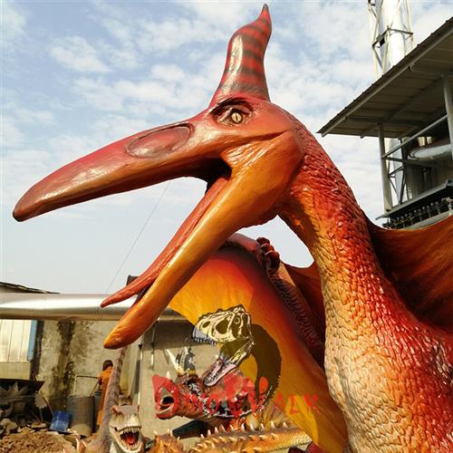 电子恐龙模型仿真翼龙产品机械恐龙翅膀动态悬挂挂件