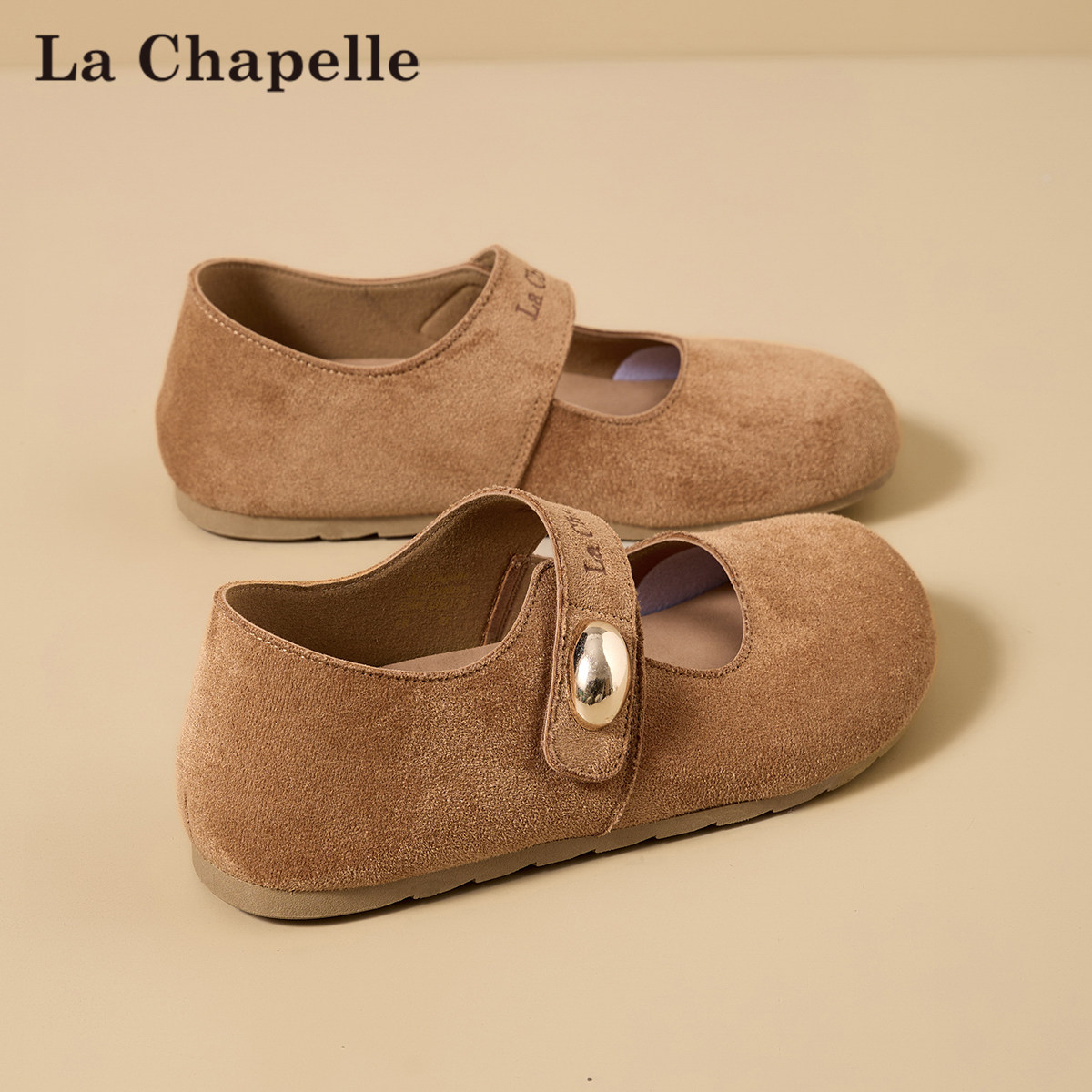 拉夏贝尔复古勃肯鞋女2026春季新款一字带扣软底孕妇不累脚单鞋女,女鞋,勃肯鞋/软木鞋,淘宝优惠券,粉丝福利购,淘宝优惠卷