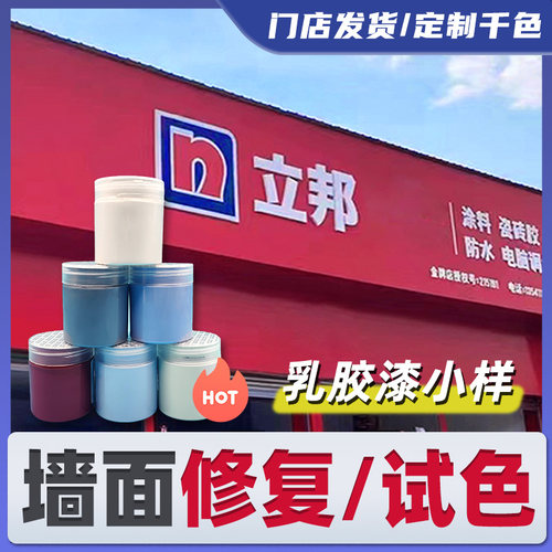 立邦正品乳胶漆调色试色小样小桶
