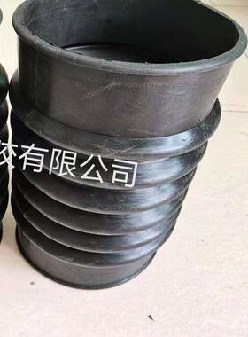 大口径硅胶波纹软管化工高温pvc管道软接头内径220 250 273排污水