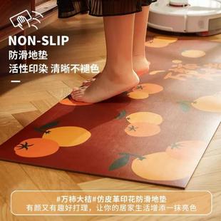 柿柿如意西餐垫北欧ins风网红餐桌垫家用高级感复古pvc皮革隔热垫