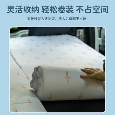 定制乳胶车载床垫露营后排睡觉床车折叠床suv后备箱睡垫汽车床垫