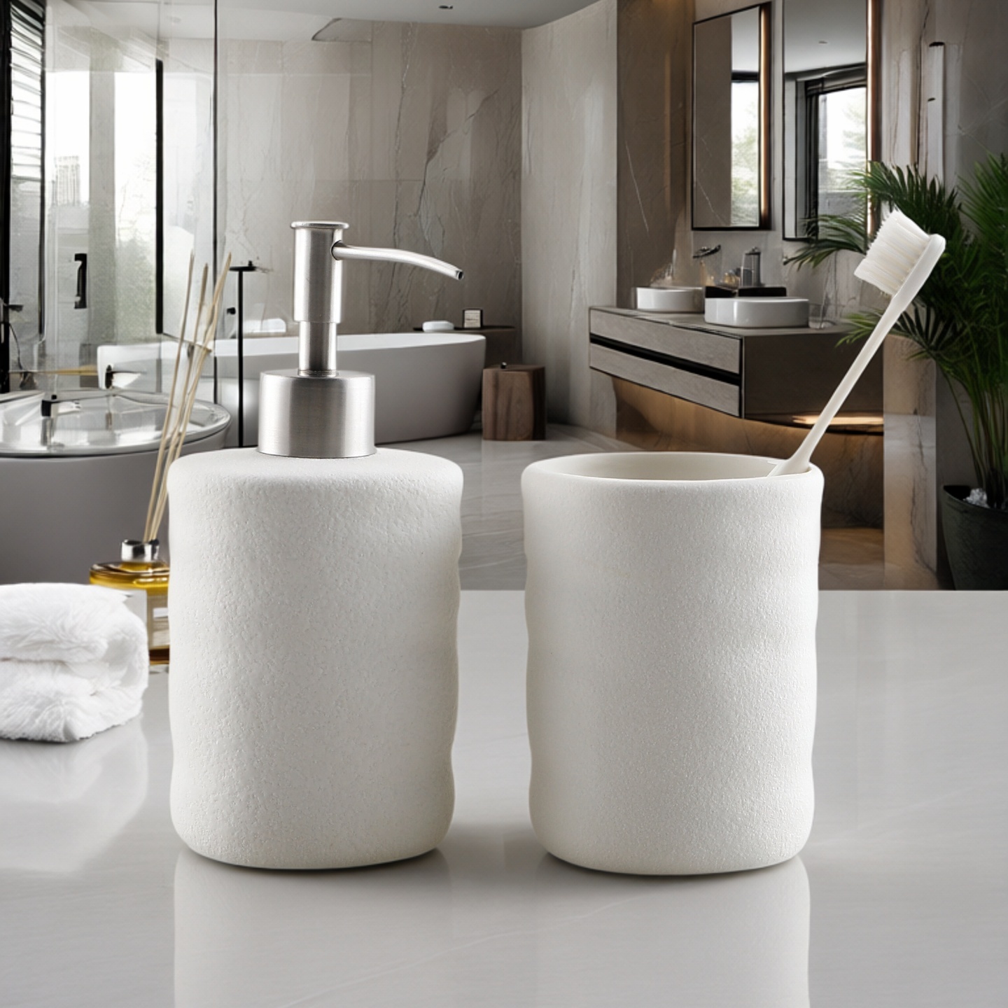 【官方正品】陶瓷洗漱套装漱口杯