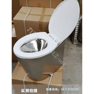 不锈钢坐便器304 厂家直销 不锈钢监狱犯人马桶工程通用 包邮