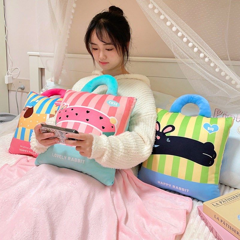 新多巴胺抱枕被子两用办公室学生宿舍G盖腿抱枕毯二合一沙发靠垫,居家布艺,抱枕被,淘宝优惠券,粉丝福利购,淘宝优惠卷