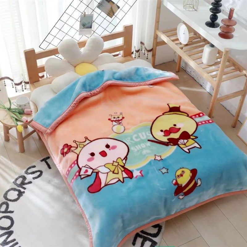 新儿童盖毯新生j婴儿毛毯双层云毯宝宝春秋冬午睡抱被幼儿园被子,床上用品,休闲毯/毛毯/绒毯,淘宝优惠券,粉丝福利购,淘宝优惠卷