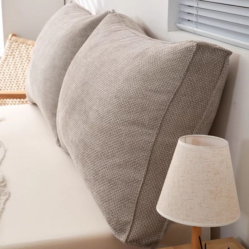 2025新款日式软包床头靠垫榻榻米奶油风可拆洗床头靠背无头枕