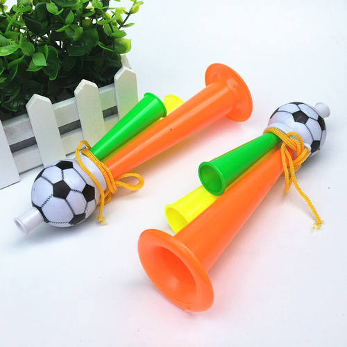2025新款三音足球助威喇叭庆典儿童玩具吹奏乐器加油神器打气道具