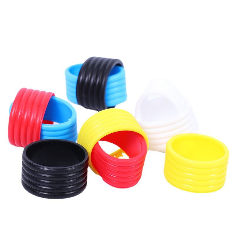 硅胶网球拍封口胶圈手胶束环吸汗带固定橡圈 Grip Ring 5色图片